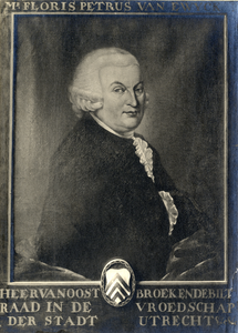 104562 Portret van mr. Floris Petrus van Ewijck van Oostbroek en De Bilt, geboren 1737, raad in de vroedschap te ...